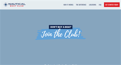 Desktop Screenshot of nauticalboatclub.com