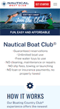 Mobile Screenshot of nauticalboatclub.com